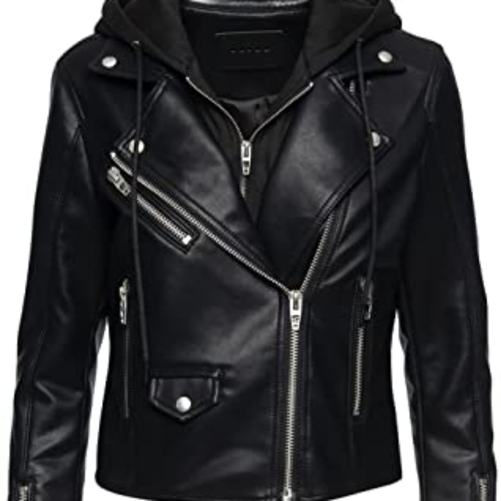 BLANK NYC Night Rider Vegan Leather Bomber Jacket